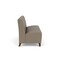 Lesro Siena Lounge Reception Armless 3 Seat Tandem Seating No Center Arms, Walnut, MD Farro Upholstery SN3102 - alternate 2
